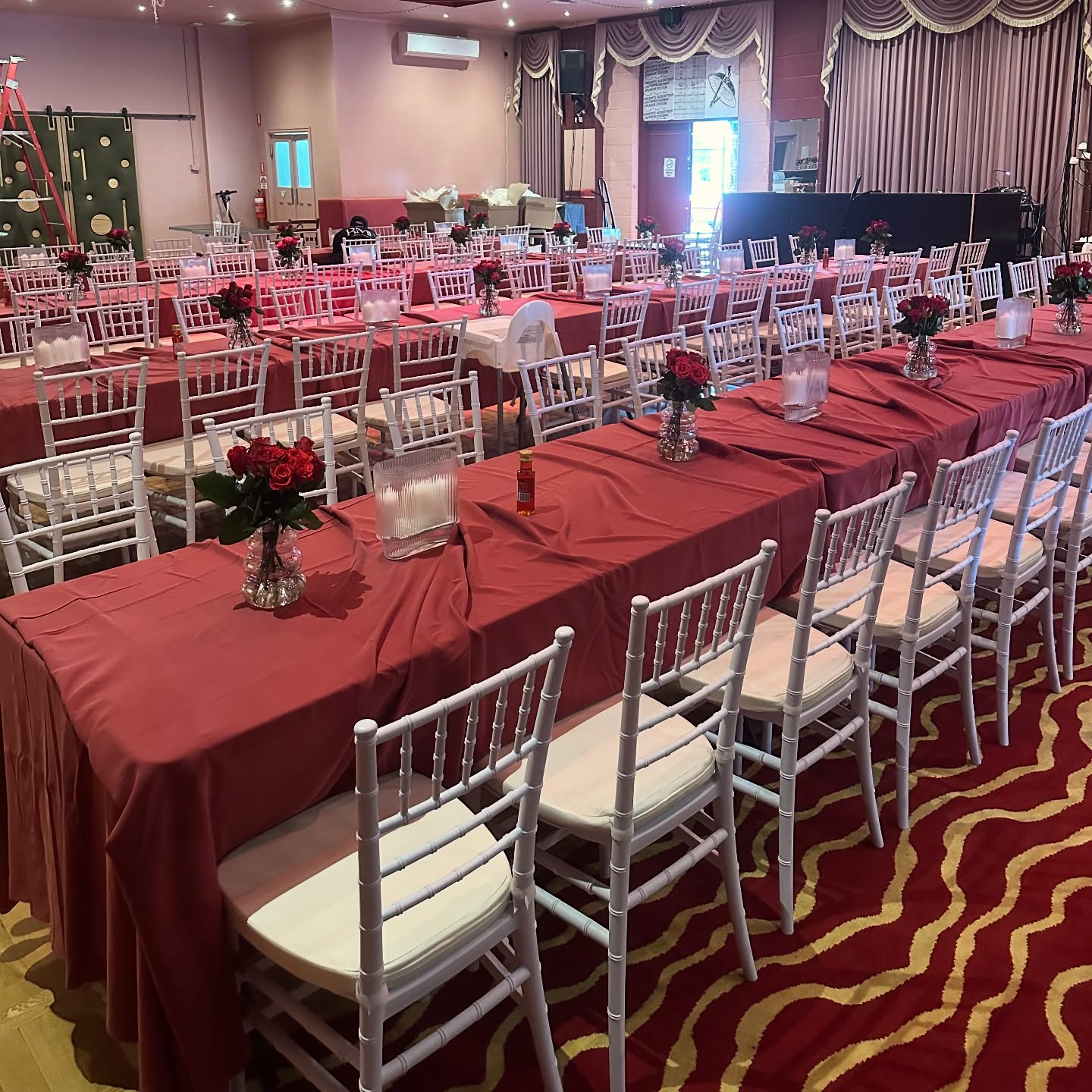 Dan & Gabbyโs ๐๐พ
White tiffany chairs & tables: @rentmyeventmelb
Venue: @quadraphonicclub ๐ชฉ
๐ Secure your date now via the link in our bio or DM us.
#melbourneeventhire #melbournechairhire #eventdecor #eventstyling #tiffanychairs #weddinghire #weddingfurniture #wedding
